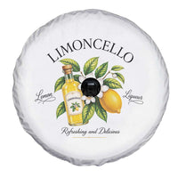 Italian Summer Limoncello Lemon Liqueur Amalfi Italy Spare Tire Cover