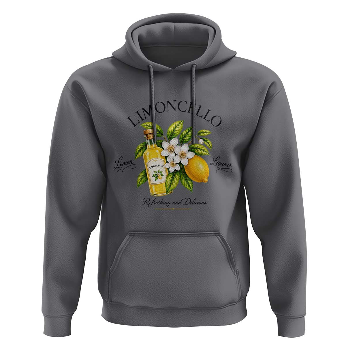 Italian Summer Limoncello Lemon Liqueur Amalfi Italy Hoodie