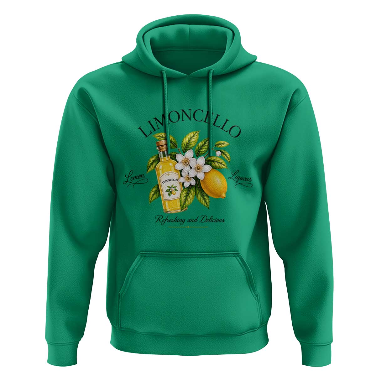 Italian Summer Limoncello Lemon Liqueur Amalfi Italy Hoodie