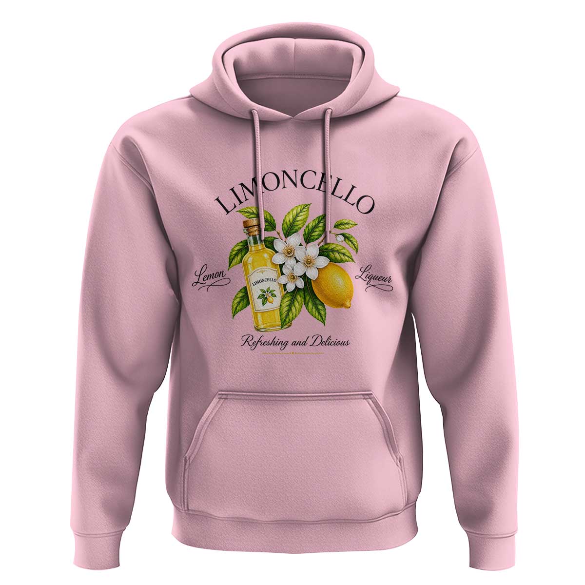 Italian Summer Limoncello Lemon Liqueur Amalfi Italy Hoodie