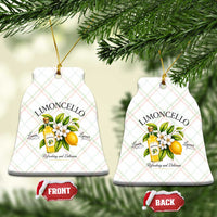 Italian Summer Limoncello Lemon Liqueur Amalfi Italy Ceramic Ornament