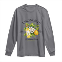 Italian Summer Limoncello Lemon Liqueur Amalfi Italy Long Sleeve Shirt