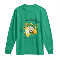 Italian Summer Limoncello Lemon Liqueur Amalfi Italy Long Sleeve Shirt