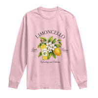 Italian Summer Limoncello Lemon Liqueur Amalfi Italy Long Sleeve Shirt