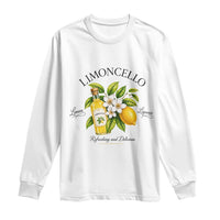 Italian Summer Limoncello Lemon Liqueur Amalfi Italy Long Sleeve Shirt