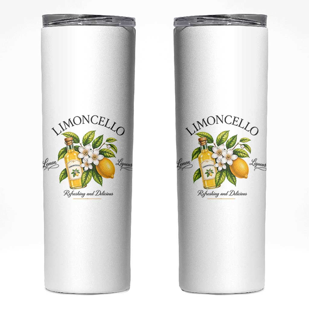 Italian Summer Limoncello Lemon Liqueur Amalfi Italy Skinny Tumbler