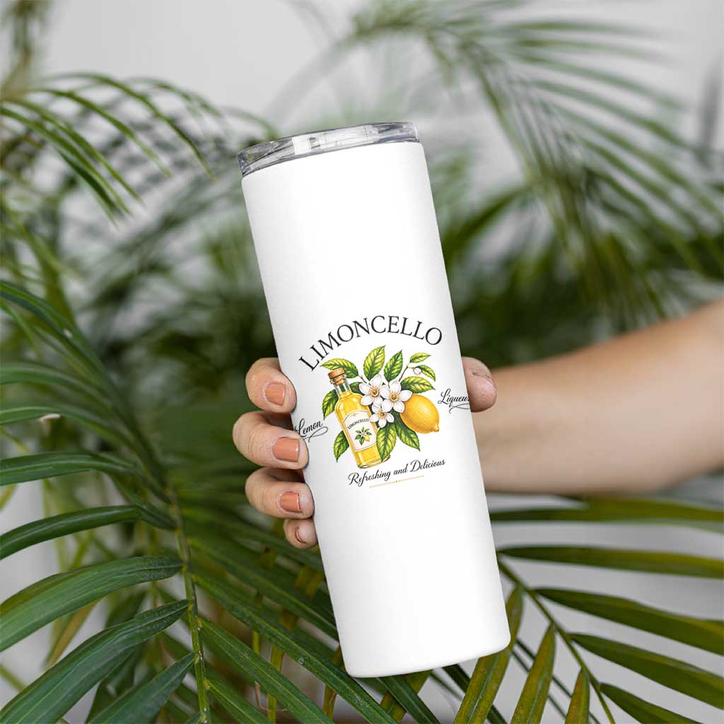 Italian Summer Limoncello Lemon Liqueur Amalfi Italy Skinny Tumbler