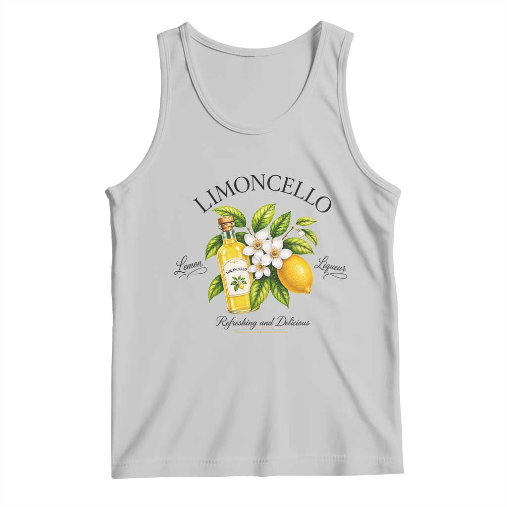 Italian Summer Limoncello Lemon Liqueur Amalfi Italy Tank Top