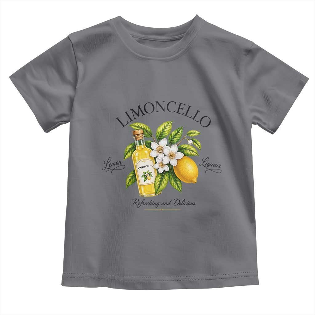 Italian Summer Limoncello Lemon Liqueur Amalfi Italy Toddler T Shirt