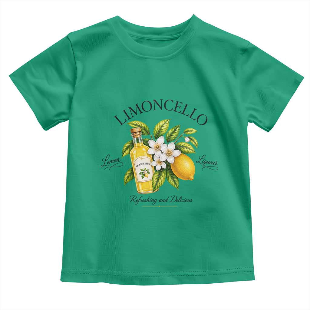 Italian Summer Limoncello Lemon Liqueur Amalfi Italy Toddler T Shirt