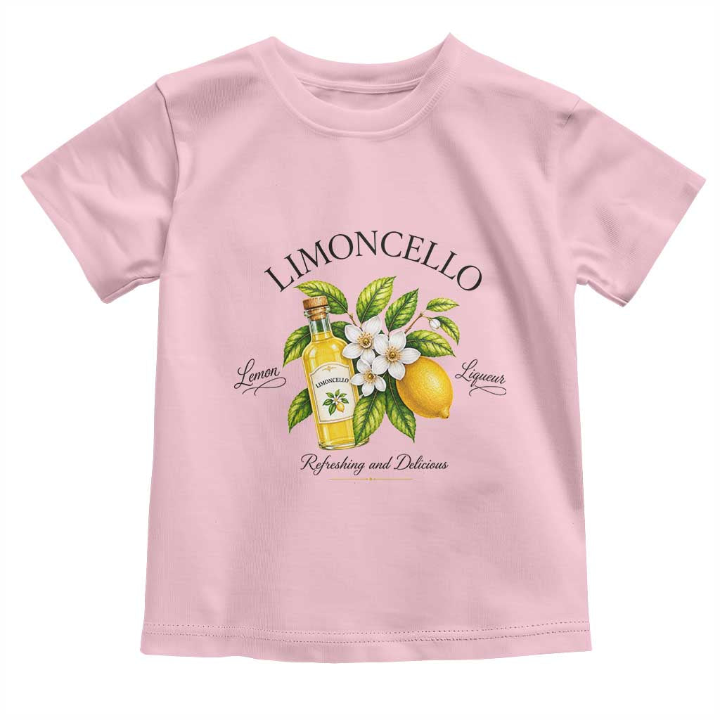 Italian Summer Limoncello Lemon Liqueur Amalfi Italy Toddler T Shirt
