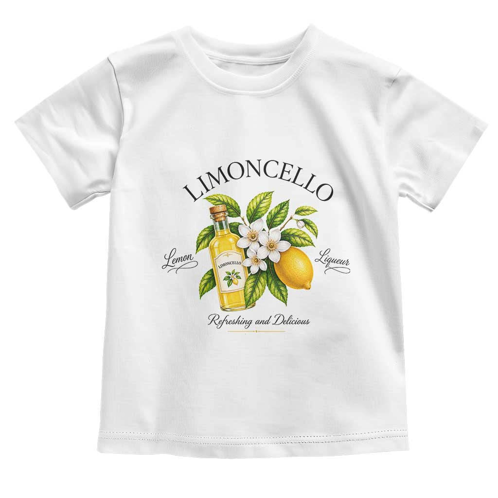 Italian Summer Limoncello Lemon Liqueur Amalfi Italy Toddler T Shirt