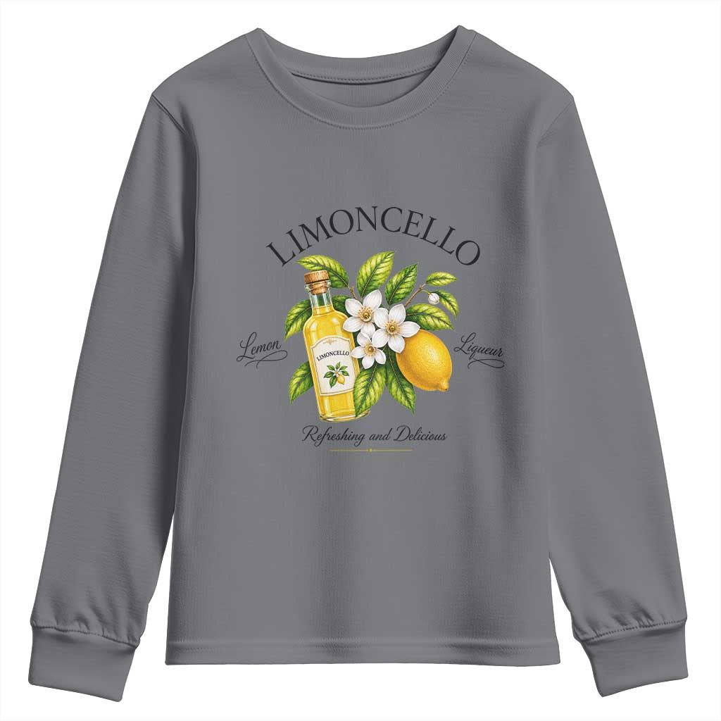 Italian Summer Limoncello Lemon Liqueur Amalfi Italy Youth Sweatshirt