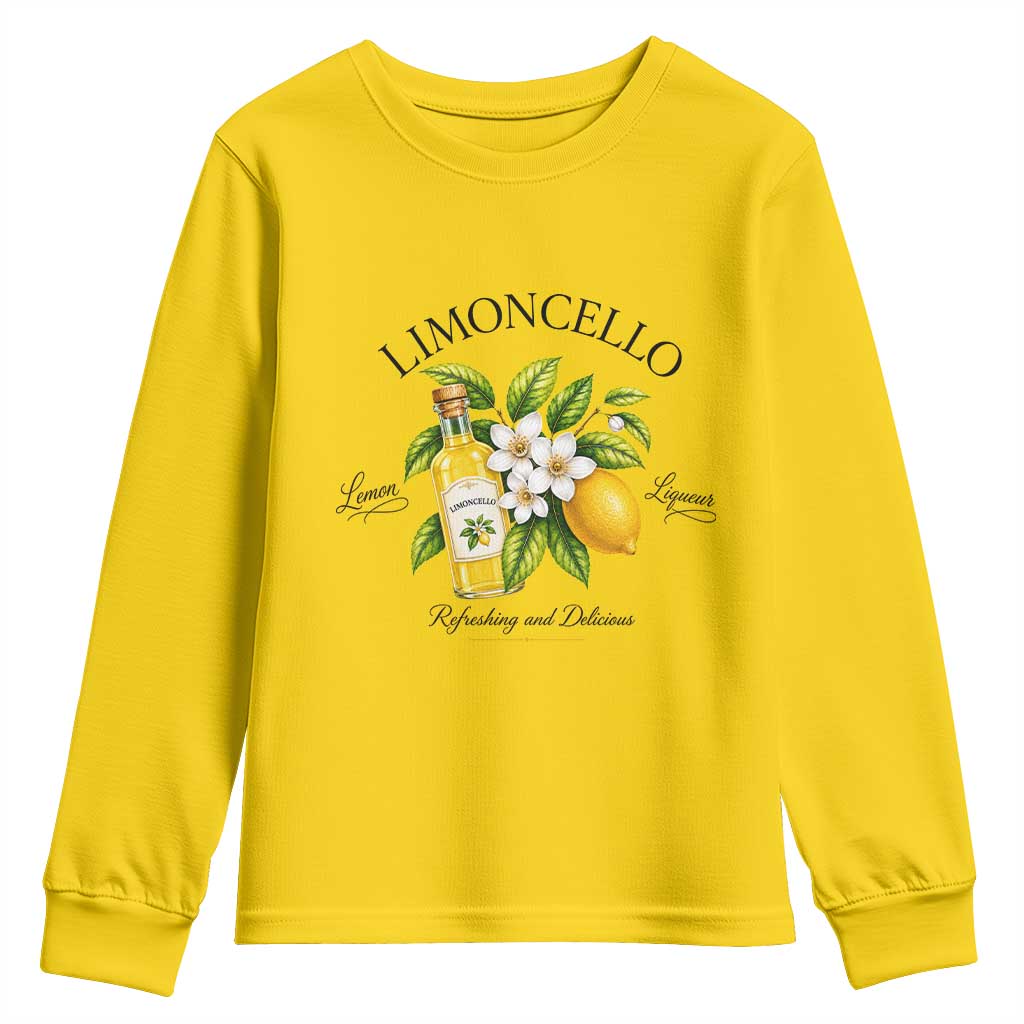 Italian Summer Limoncello Lemon Liqueur Amalfi Italy Youth Sweatshirt