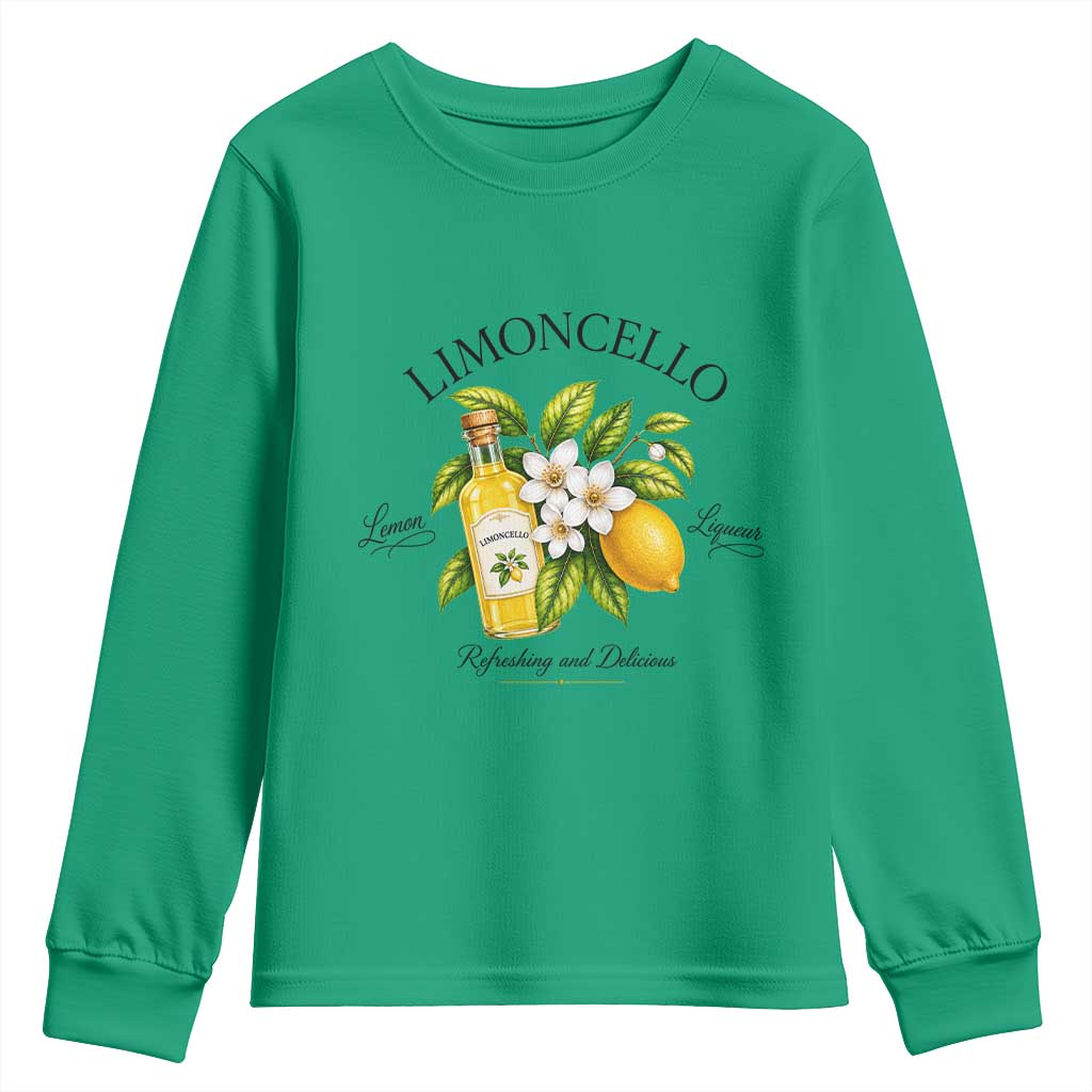 Italian Summer Limoncello Lemon Liqueur Amalfi Italy Youth Sweatshirt