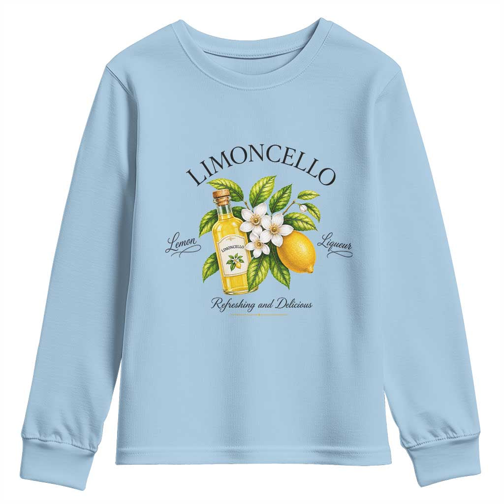 Italian Summer Limoncello Lemon Liqueur Amalfi Italy Youth Sweatshirt
