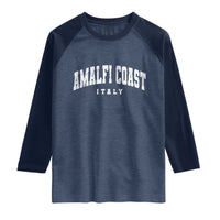 Amalfi Coast Italy Vintage Travel Souvenirs Raglan Shirt