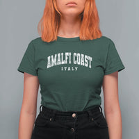 Amalfi Coast Italy Vintage Travel Souvenirs T Shirt For Women