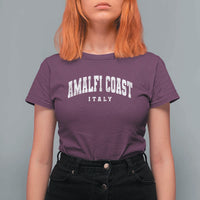 Amalfi Coast Italy Vintage Travel Souvenirs T Shirt For Women