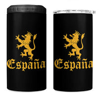 Espana Spain Lion Symbol Spanish Spaniard Pride 4 in 1 Can Cooler Tumbler