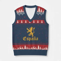 Espana Spain Lion Symbol Spanish Spaniard Pride V-Neck Knit Sweater Vest