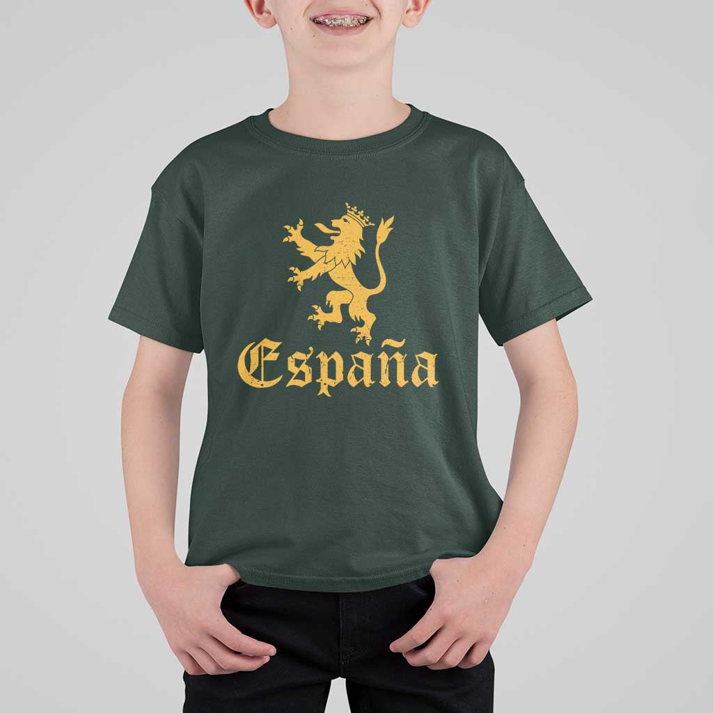 Espana Spain Lion Symbol Spanish Spaniard Pride T Shirt For Kid