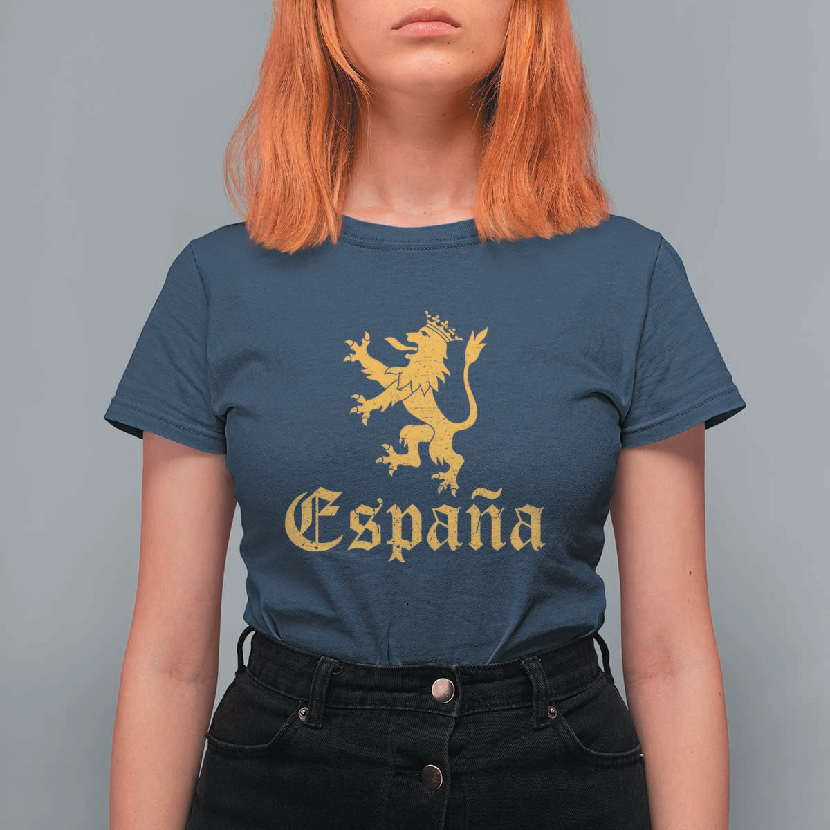 Espana Spain Lion Symbol Spanish Spaniard Pride T Shirt For Women