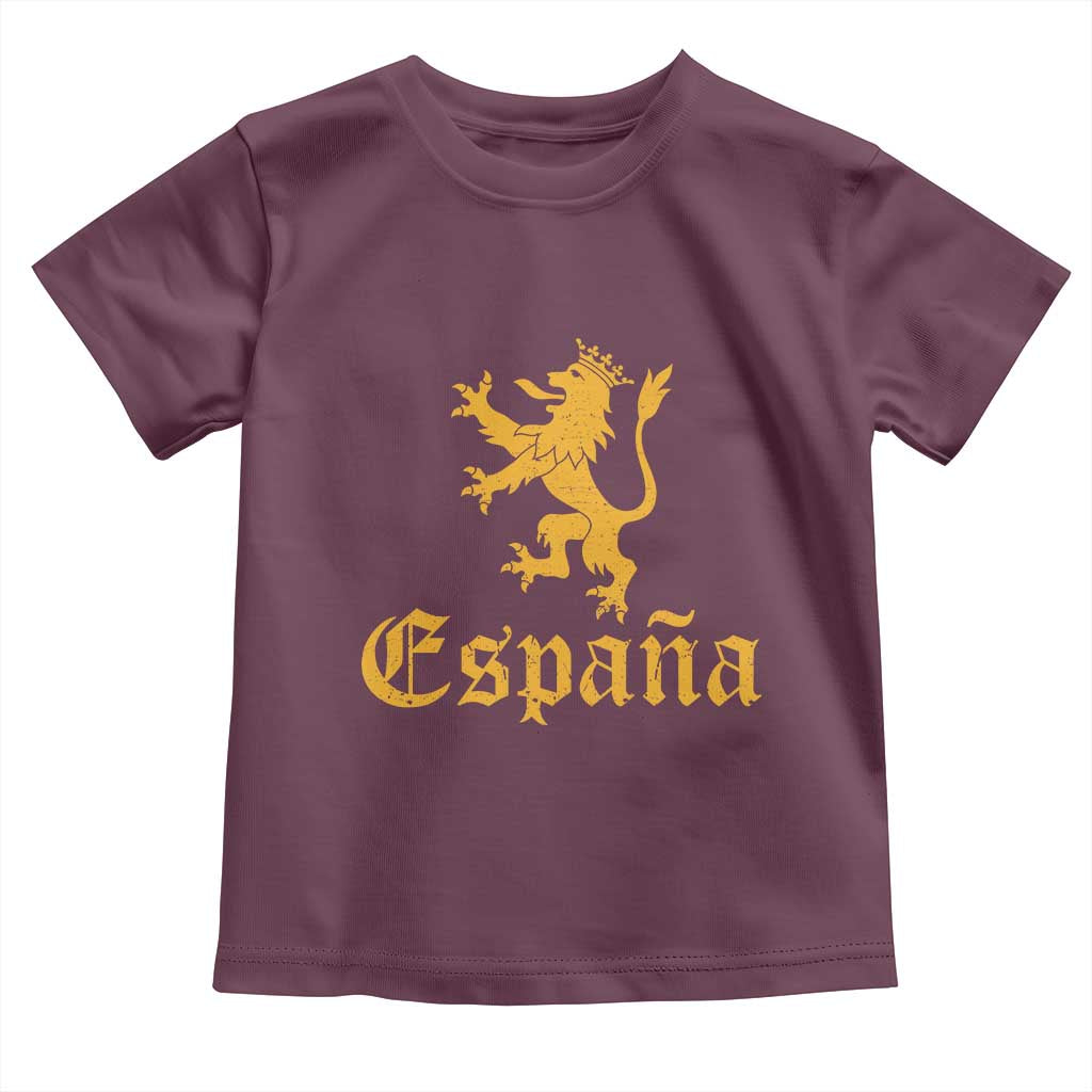 Espana Spain Lion Symbol Spanish Spaniard Pride Toddler T Shirt