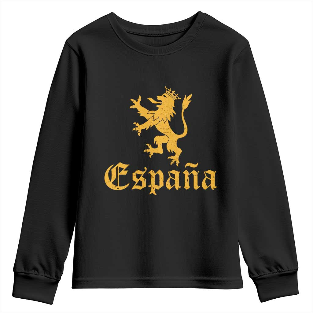 Espana Spain Lion Symbol Spanish Spaniard Pride Youth Sweatshirt