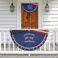 I'm Just Mad As Hell Cause I Loved This Place Patriotic Fan Flag 4th of July