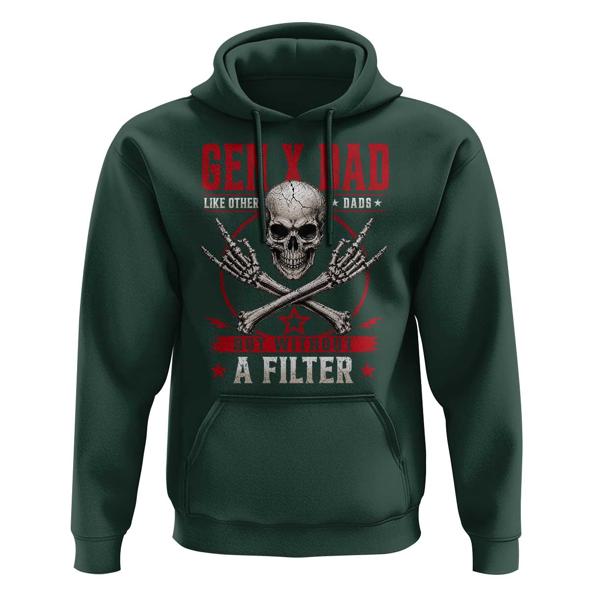 Gen X Dad Like Other Dads But Without A Filter Hoodie Funny Fathers Day