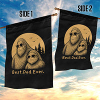 Vintage Best Dad Ever Bigfoot Papa Fathers Day Garden Flag