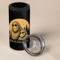Vintage Best Dad Ever Bigfoot Papa Fathers Day 4 in 1 Can Cooler Tumbler