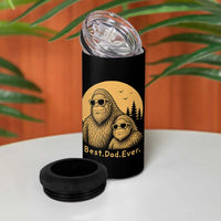 Vintage Best Dad Ever Bigfoot Papa Fathers Day 4 in 1 Can Cooler Tumbler