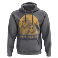 Vintage Best Dad Ever Bigfoot Papa Fathers Day Hoodie