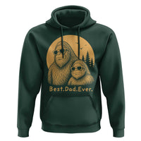 Vintage Best Dad Ever Bigfoot Papa Fathers Day Hoodie