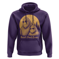 Vintage Best Dad Ever Bigfoot Papa Fathers Day Hoodie