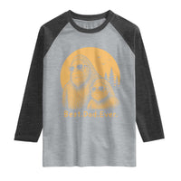 Vintage Best Dad Ever Bigfoot Papa Fathers Day Raglan Shirt