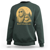 Vintage Best Dad Ever Bigfoot Papa Fathers Day Sweatshirt
