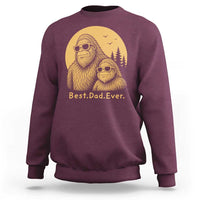 Vintage Best Dad Ever Bigfoot Papa Fathers Day Sweatshirt