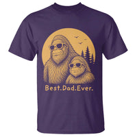 Vintage Best Dad Ever Bigfoot Papa Fathers Day T Shirt