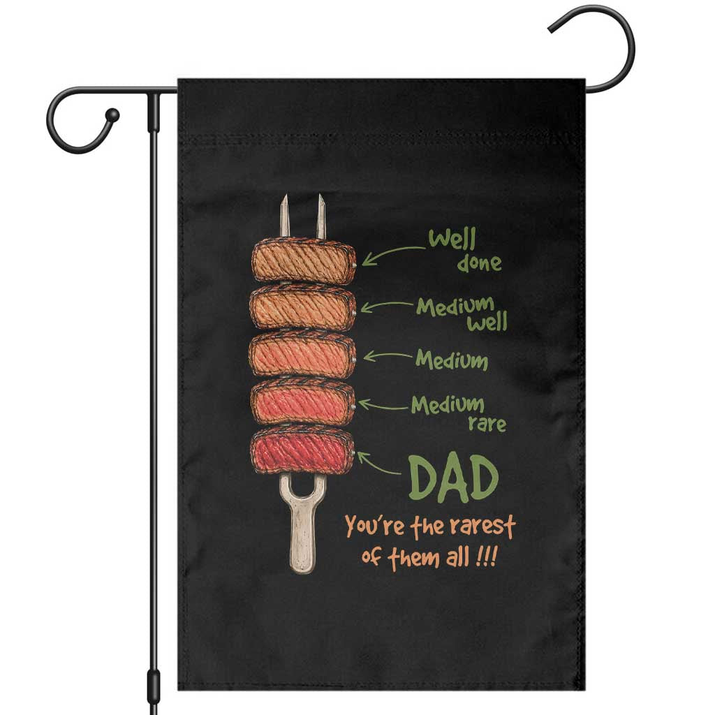 Grill Dad Garden Flag You're The Rarest of Them All BBQ Father