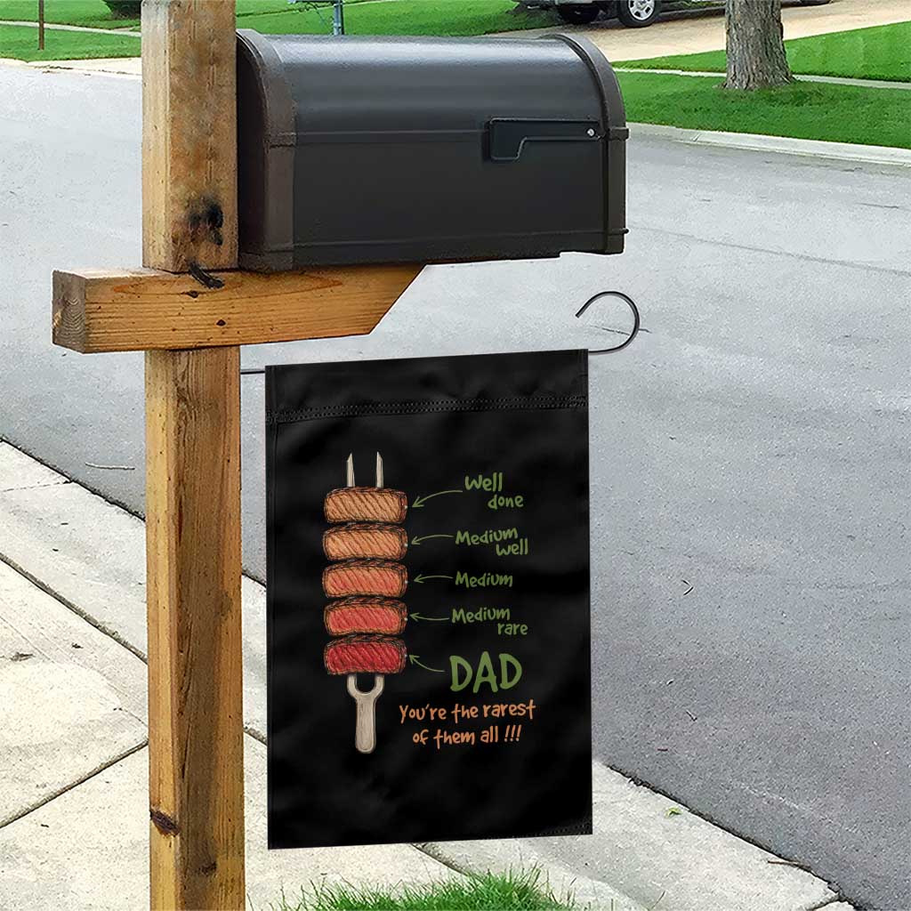 Grill Dad Garden Flag You're The Rarest of Them All BBQ Father