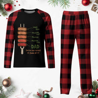 Grill Dad Plaid Pajama Set You're The Rarest of Them All BBQ Father