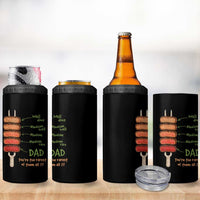 Grill Dad 4 in 1 Can Cooler Tumbler You're The Rarest of Them All BBQ Father