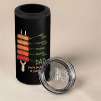 Grill Dad 4 in 1 Can Cooler Tumbler You're The Rarest of Them All BBQ Father