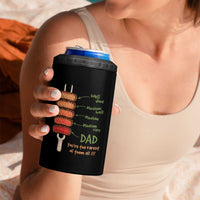 Grill Dad 4 in 1 Can Cooler Tumbler You're The Rarest of Them All BBQ Father