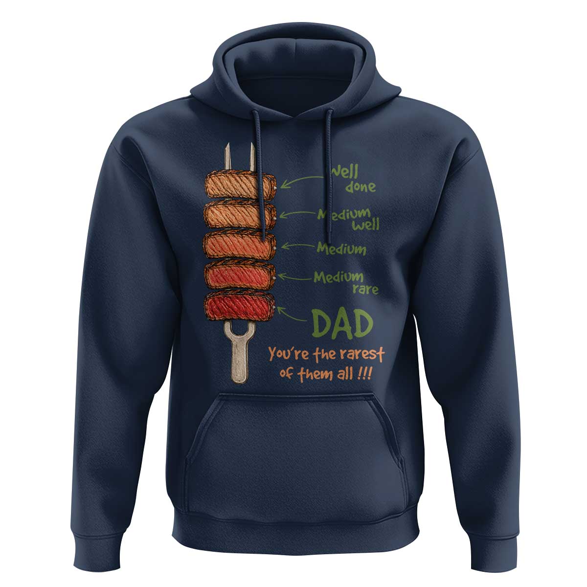 Grill Dad Hoodie You're The Rarest of Them All BBQ Father