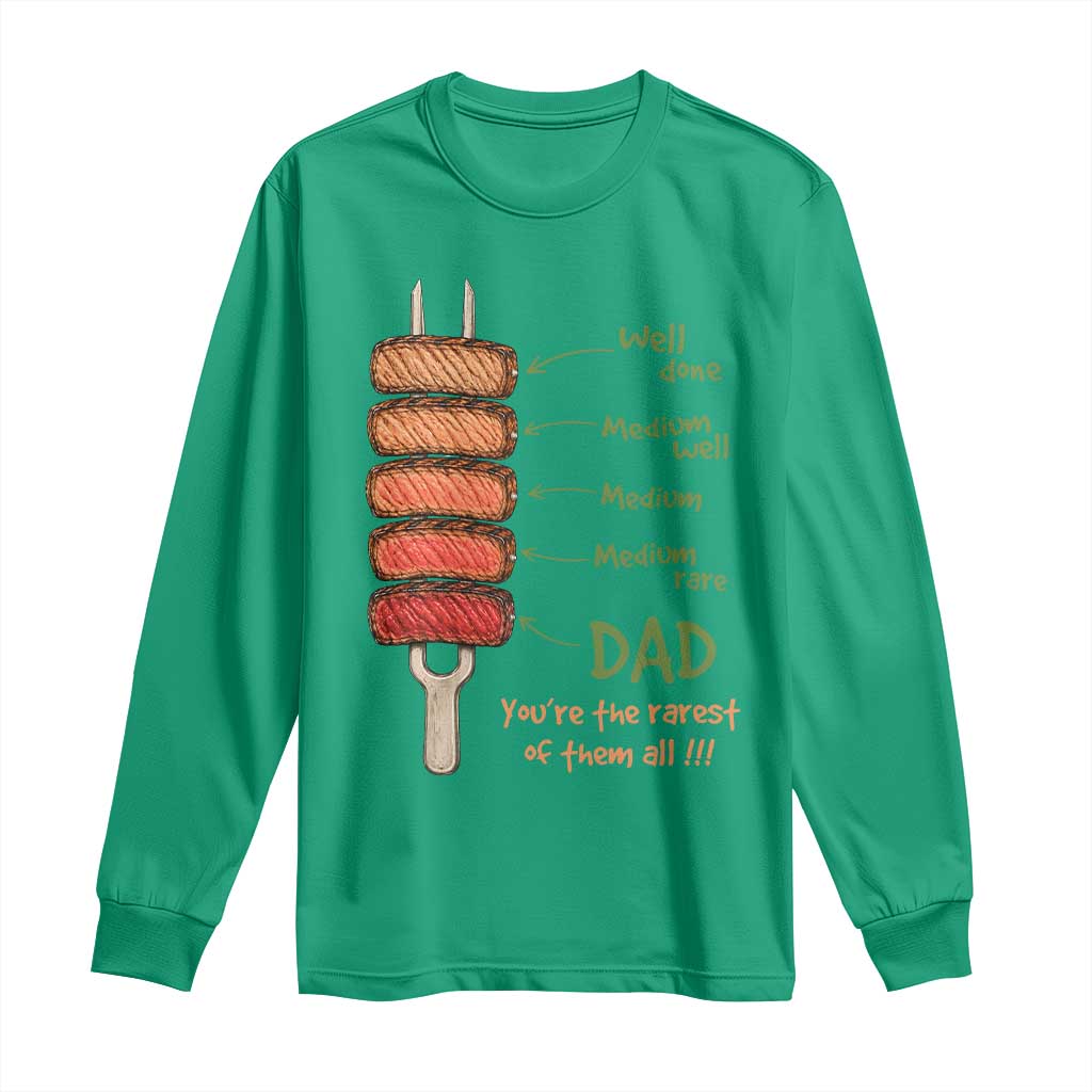 Grill Dad Long Sleeve Shirt You're The Rarest of Them All BBQ Father
