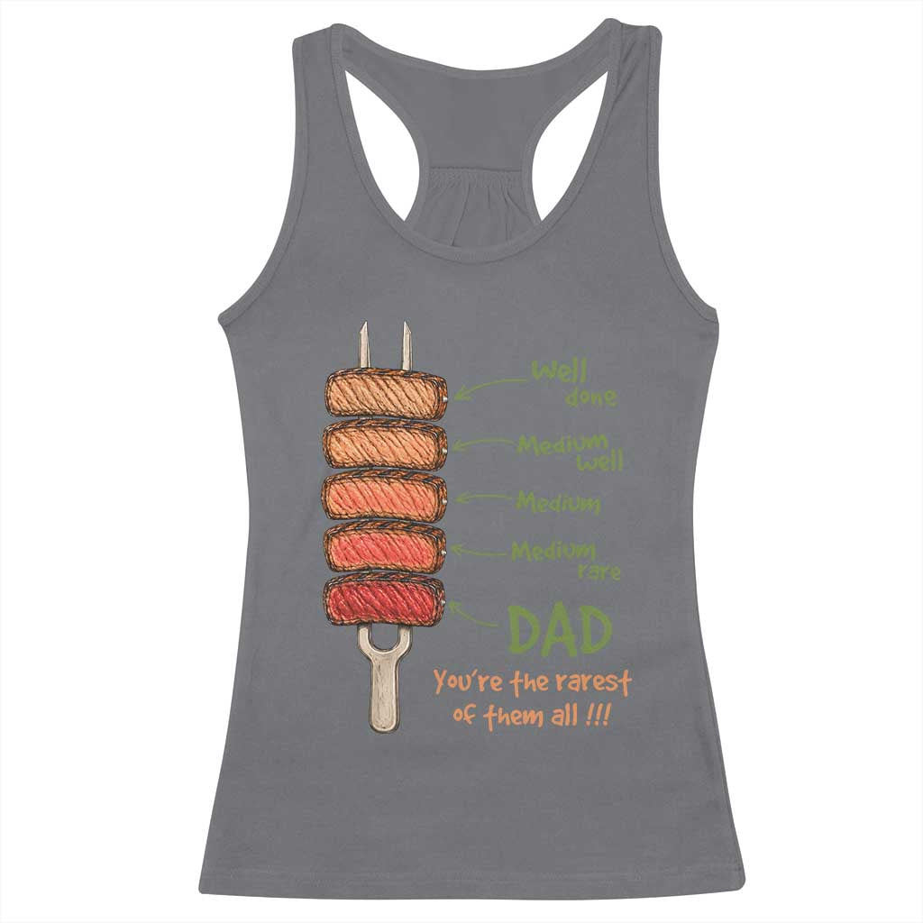 Grill Dad Racerback Tank Top You're The Rarest of Them All BBQ Father